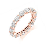 Oval Cut Claw Set 3.75ct Full - Jade Wedding Rings