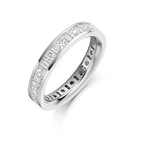Mixed Cut Channel Set 3.00ct Full - Jade Wedding Rings
