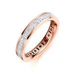 Mixed Cut Channel Set 3.00ct Full - Jade Wedding Rings