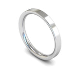 Plain Flat Court Band (Medium) - Jade Wedding Rings