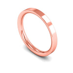 Plain Flat Court Band (Medium) - Jade Wedding Rings