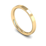 Plain Flat Court Band (Medium) - Jade Wedding Rings