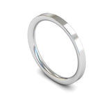 Plain Flat Court Band (Medium) - Jade Wedding Rings