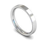 Plain Flat Court Band (Medium) - Jade Wedding Rings