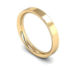 Plain Flat Court Band (Medium) - Jade Wedding Rings