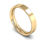 Plain Flat Court Band (Medium) - Jade Wedding Rings