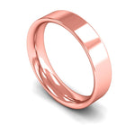 Plain Flat Court Band (Medium) - Jade Wedding Rings