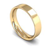 Plain Flat Court Band (Medium) - Jade Wedding Rings