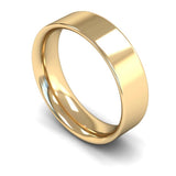 Plain Flat Court Band (Medium) - Jade Wedding Rings