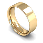 Plain Flat Court Band (Medium) - Jade Wedding Rings