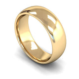 Plain Domed Court Band (Medium) - Jade Wedding Rings