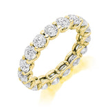 'U' Claw Set 4.00ct Full - Jade Wedding Rings