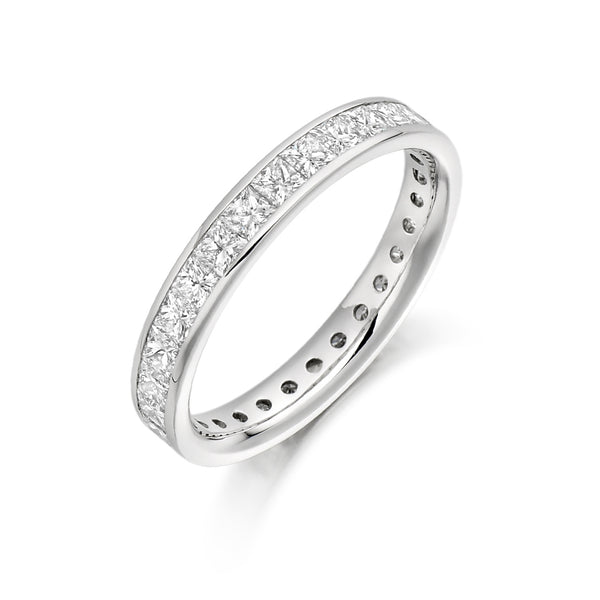 Alliance Diamant Dolly-Bijoux - Rail De Diamants Cz, Plaqué Or 18K 5µ, Taille 56, Neuve