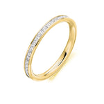 Princess Cut Channel Set Full Eternity Ring 0.70ct