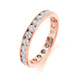 Channel Set 1.35ct Full - Jade Wedding Rings