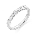'U' Claw 7 Stone Ring 0.75ct - Jade Wedding Rings