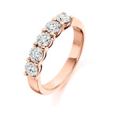 Classic 5 Stone Ring 1.00ct - Jade Wedding Rings
