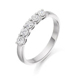 Classic 5 Stone Ring 0.75ct - Jade Wedding Rings