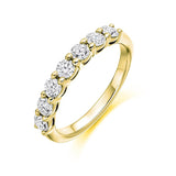 Classic 7 Stone Ring 0.75ct - Jade Wedding Rings