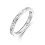 Landscape Baguette Channel Set 0.56ct Half - Jade Wedding Rings