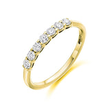 Classic 7 Stone Ring 0.33ct - Jade Wedding Rings