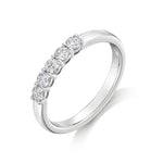 Classic 5 Stone Ring 0.35ct - Jade Wedding Rings