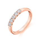 Classic 5 Stone Ring 0.35ct - Jade Wedding Rings