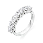 Crossover 7 Stone Ring 1.70ct - Jade Wedding Rings