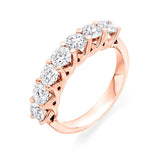 Crossover 7 Stone Ring 1.70ct - Jade Wedding Rings